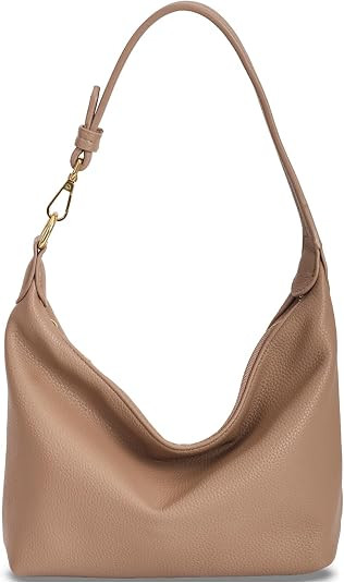 NEBIL Small Hobo Bag For Women Soft Pu Leather Shoulder Purse Slouchy Everyday Trendy Handbags wi... | Amazon (US)