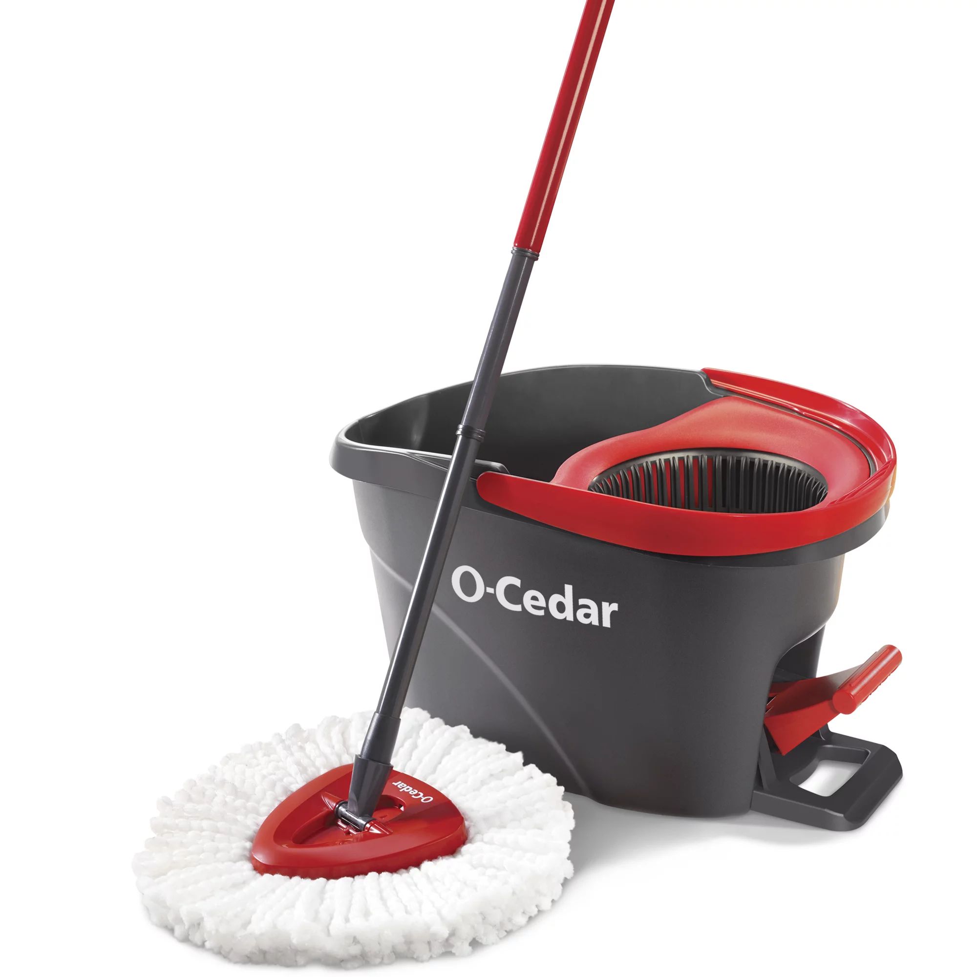 O-Cedar EasyWring™ RinseClean™ Microfiber Spin Mop & Bucket System, Machine Washable | Walmart (US)