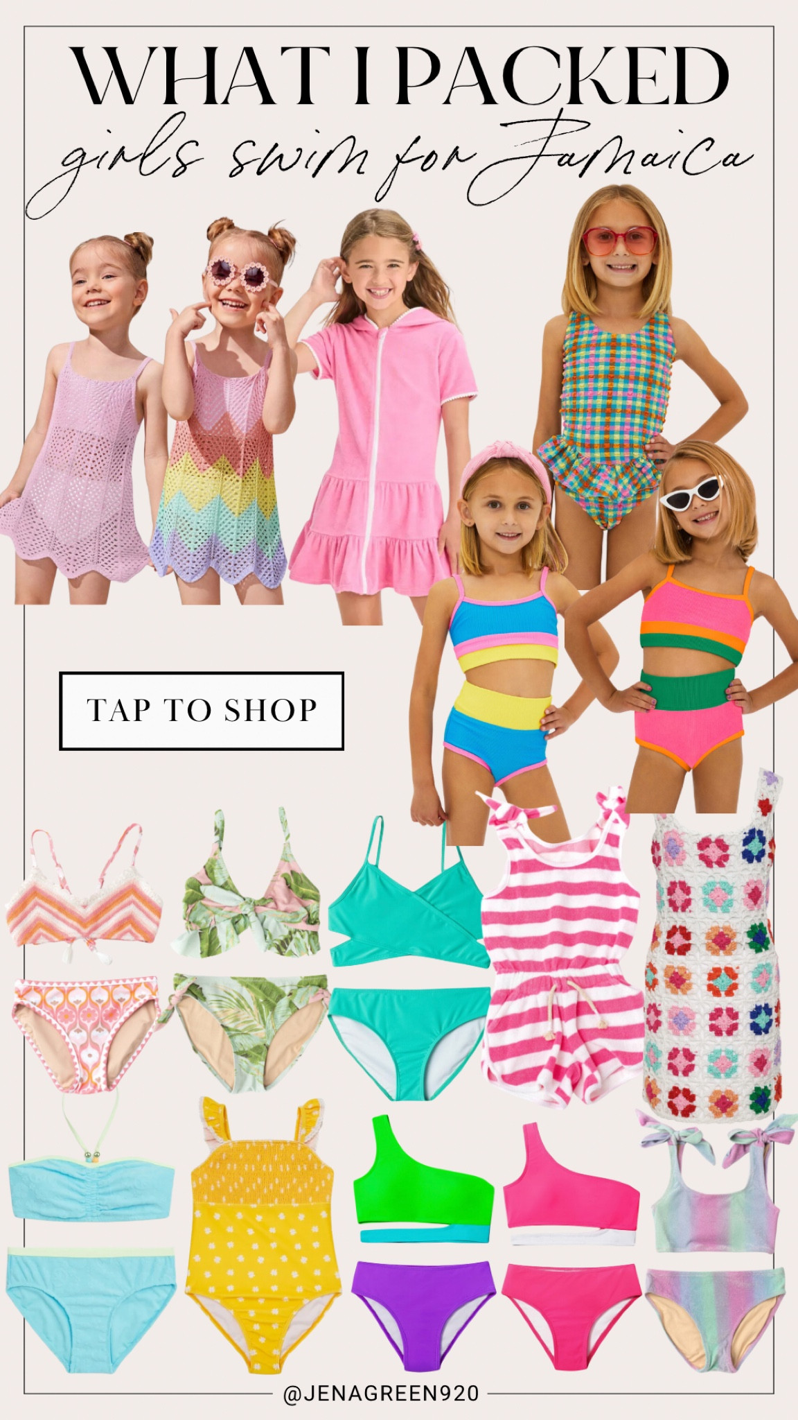 Jamaica Vacation | Girls Swim | Spring Break | Beach Vacation | Crochet Coverup | Resort Wear 

#LTKfindsunder50 #LTKswim #LTKkids