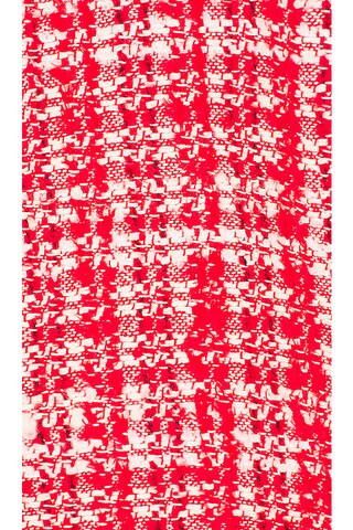 Eliza Tweed Blazer in Red & White | Revolve Clothing (Global)