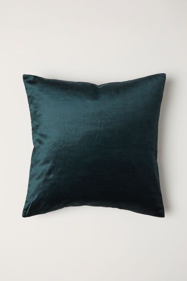 H & M - Velvet Cushion Cover - Green | H&M (US + CA)