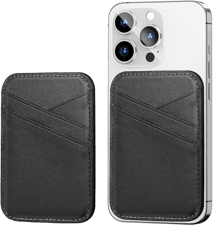 Miroddi for MagSafe Wallet, Genuine Leather Magnetic Wallet Card Holder for iPhone 16/15/14/13/12... | Amazon (US)
