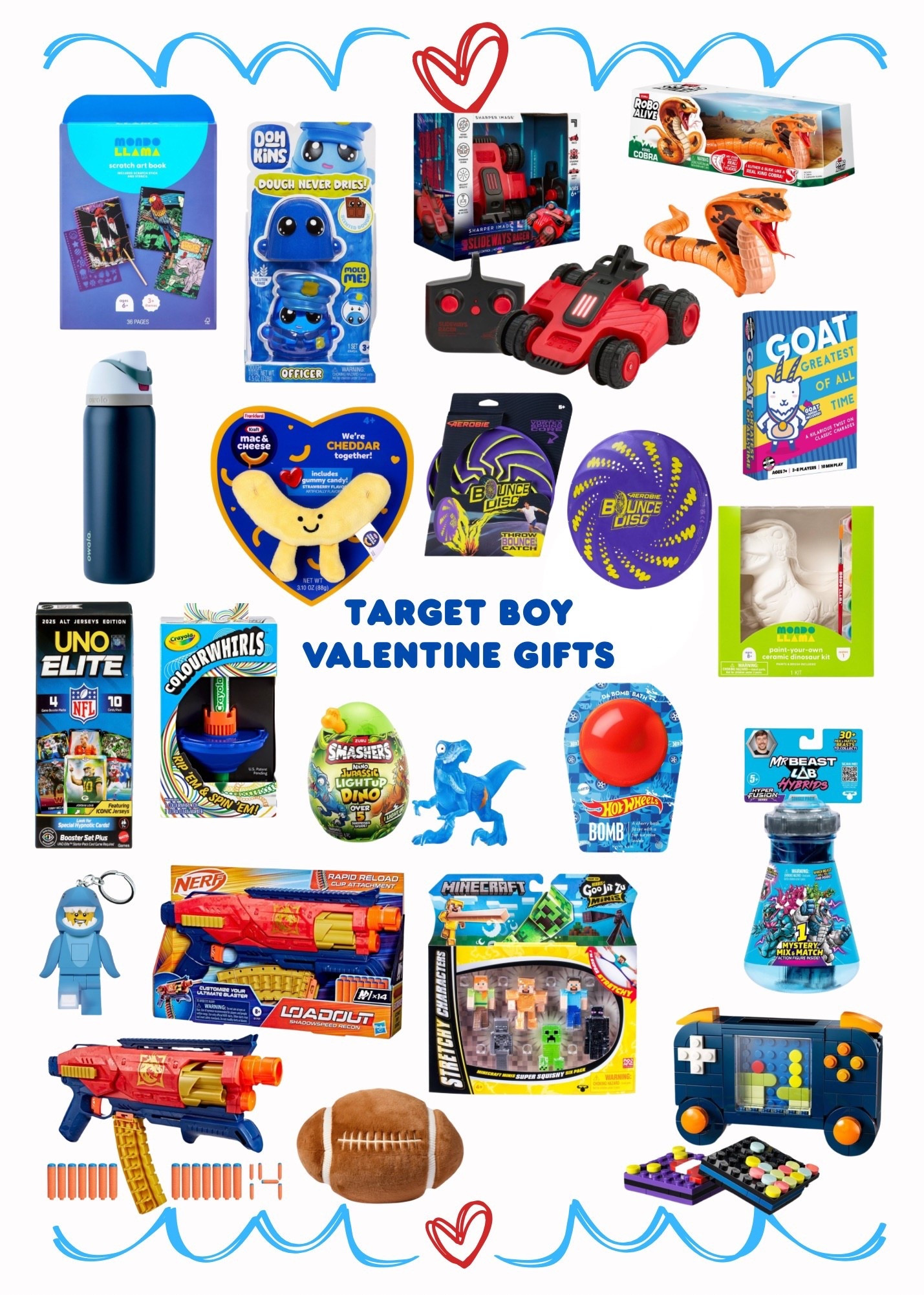 Valentine’s gifts for young boys 💙
All from @Target
Perfect for sons, grandsons, nephews, etc 

Valentines gifts for young boys, young boys Valentine gift ideas, Valentine gifts for boys, kids Valentine gift ideas, boys Valentine presents, Valentine gift ideas for kids, age appropriate Valentine gifts for boys, affordable Valentine gifts for boys, cute Valentine gifts for boys, little boy Valentine gifts, preschool Valentine gifts for boys, elementary boy Valentine gifts, boys Valentine toys, Valentine books for boys, Valentine pajamas for boys, Valentine games for kids, Valentine crafts for boys, Valentine themed toys for boys, boys Valentine basket ideas

#LTKValentine #LTKmomlife #LTKKids