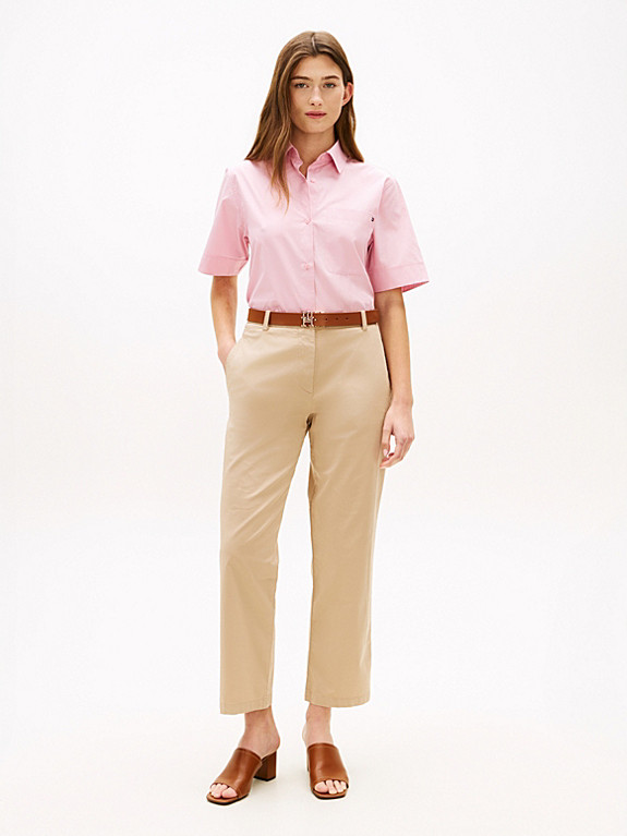 Washed Slim Straight Leg Chinos | Tommy Hilfiger UK