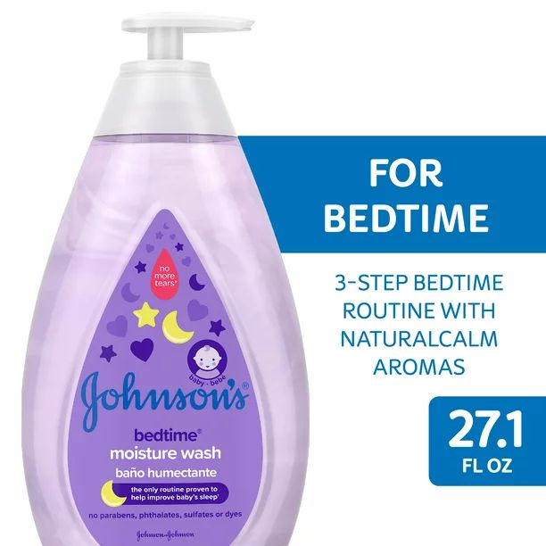 Johnson's Bedtime Baby Moisture Wash with Soothing Aromas, 27.1 fl. oz | Walmart (US)