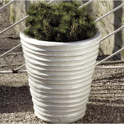 Round Ruffle 3-Piece Terracotta Pot Planter Set | Wayfair North America