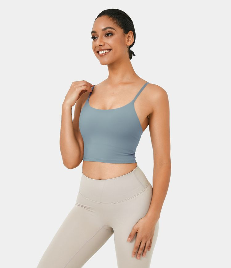 Women’s Basic Padded Workout Cropped Tank Top - Halara | HALARA