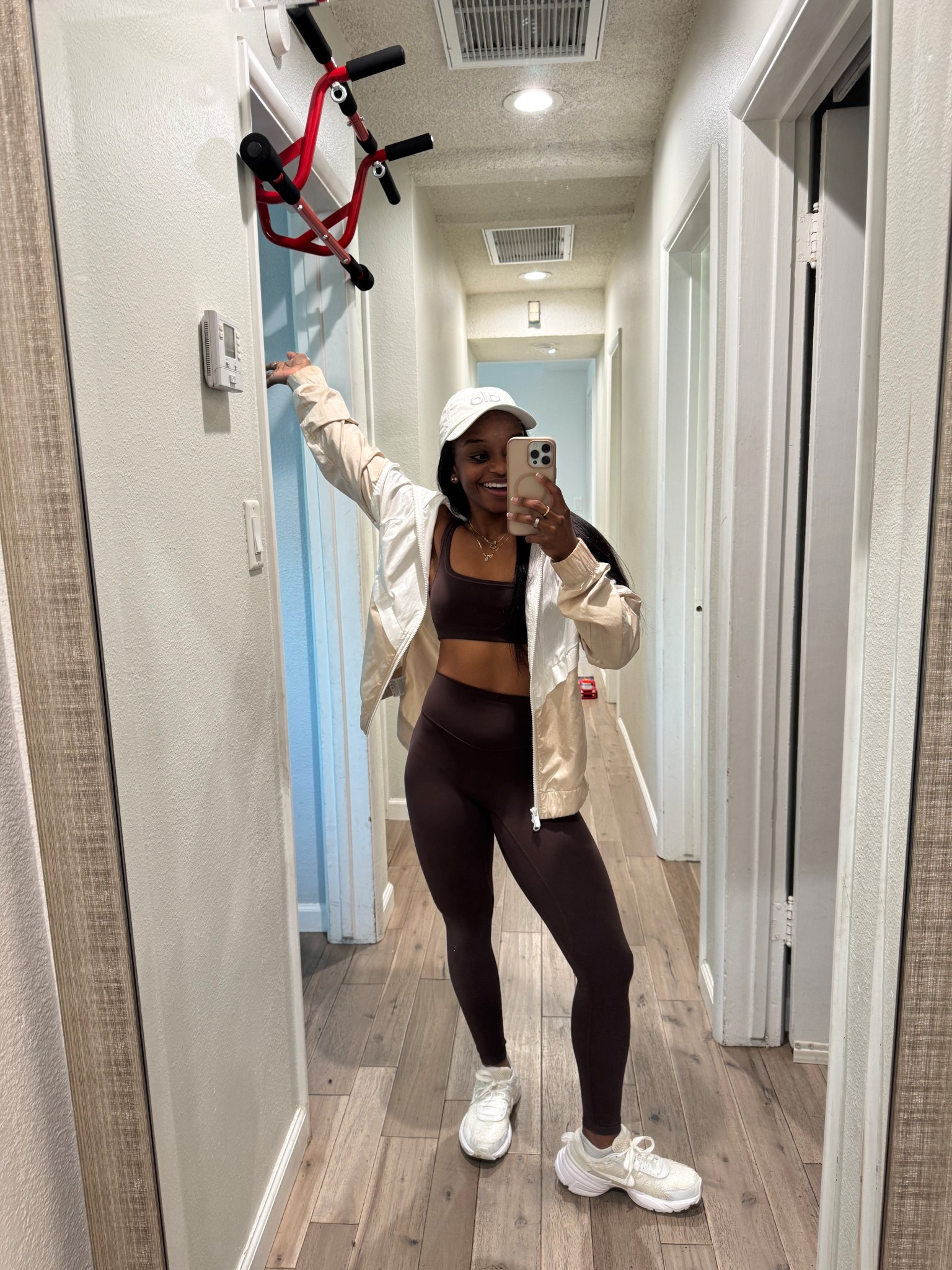 Home Pull up Bar 💪🏾❤️✨

Here a similar one on Amazon!!  