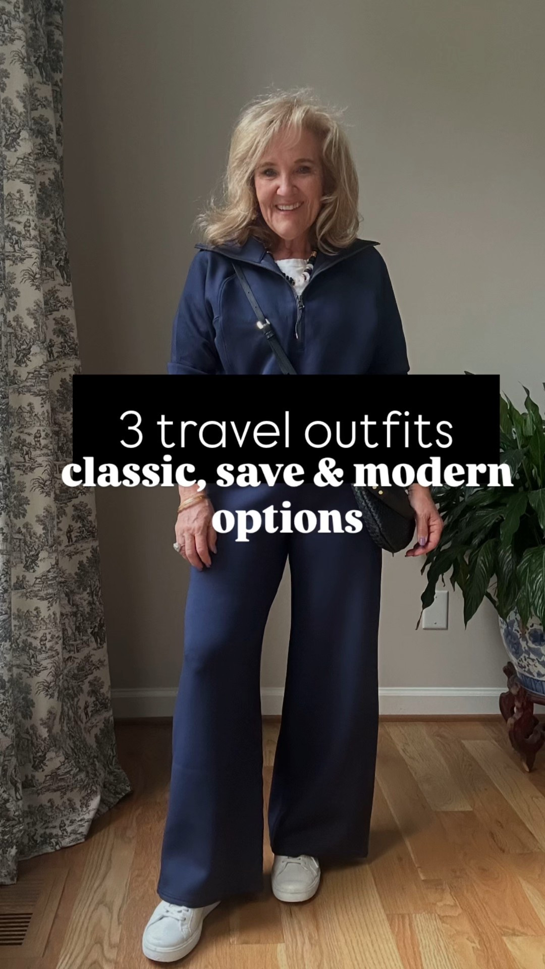 Spanx air essentials 15% off code AE15 tonight only! 8/28
Classic air essentials pieces in the colors that rarely go on sale. 
The bottoms, I’m wearing a medium petite the top I’m wearing a medium. In the wide leg I actually prefer to size up

Allie & Bess code LUCKY (active 8/28 8-9pm CST) get you 30 to 40% off sitewide with very few exclusions. I’ll link my current bracelet stack that I have on. I love to travel with it because you can remove pieces easily to go with whatever you’re wearing.

Need a save option? This Walmart outfit is a great soft air net and I love the joggers wearing a size medium. 

Travel outfit airport outfit

#LTKTravel #LTKOver40 #LTKSaleAlert