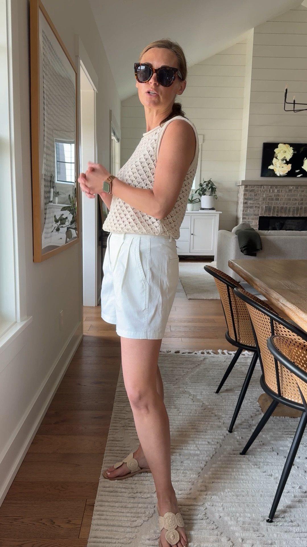 Top size small
Shorts size 0

#LTKSeasonal #LTKStyleTip #LTKOver40