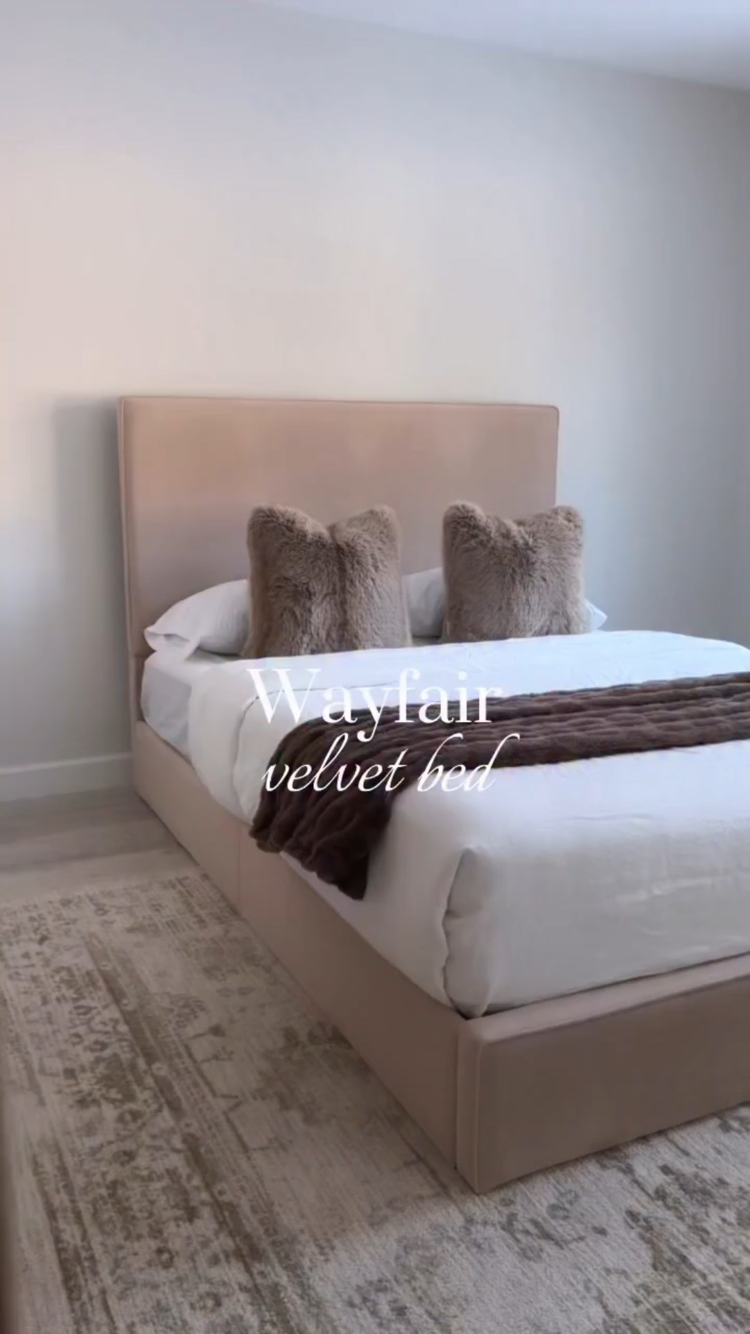 Slowly making our guest bedroom feel warm and inviting starting with this gorgeous velvet platform bed from @Wayfair wayfair ✨
Wayfair home find, bed frame, upholstered bed, velvet bed, platform bed, guest bedroom refresh, bedroom decor, cozy bedroom, bedding, shop the look!

#ad #wayfair #wayfaircreator #bedframe #bedroominspo

#LTKSaleAlert #LTKHome
