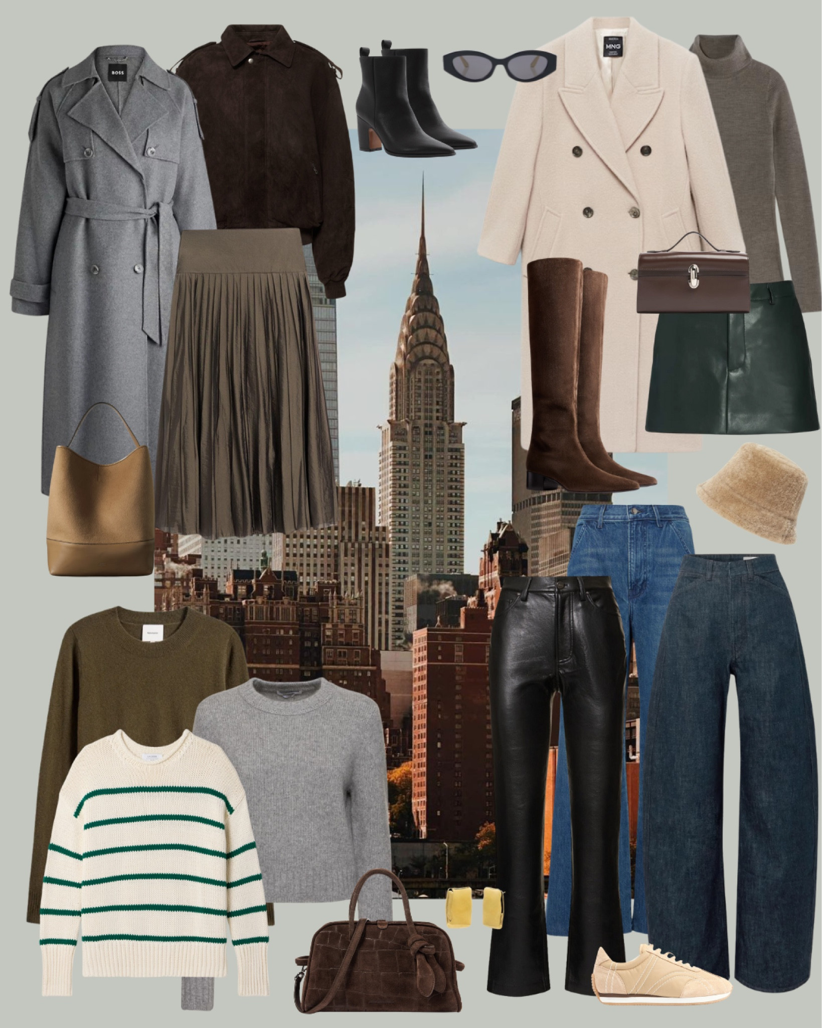 Have a trip to New York coming up? Loving these pieces - perfect for a big city trip this winter. #travel #newyork #packinglist 

#LTKShoeCrush #LTKItBag #LTKTravel