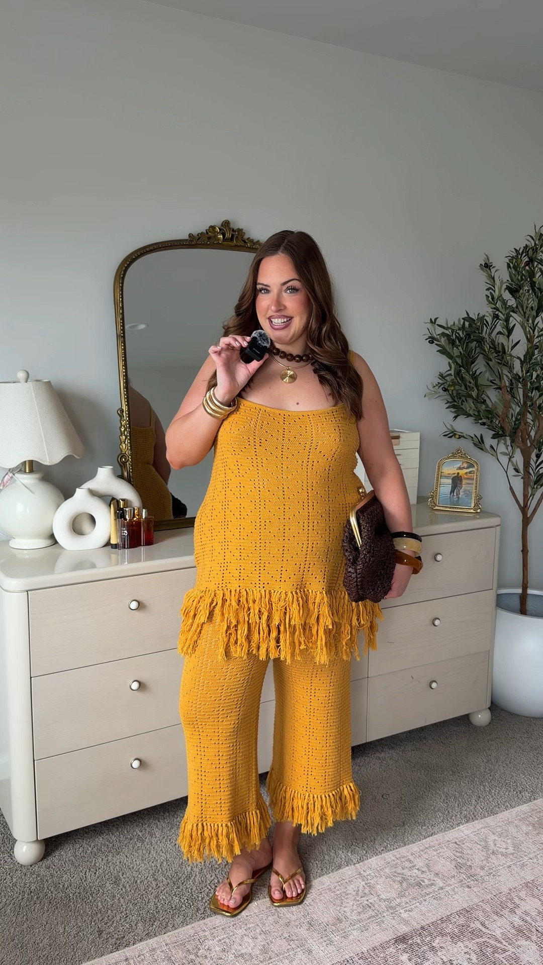 Wearing a 14/16 in this trendy, fringe two piece knit set!

#LTKPlusSize #LTKMidsize #LTKSaleAlert