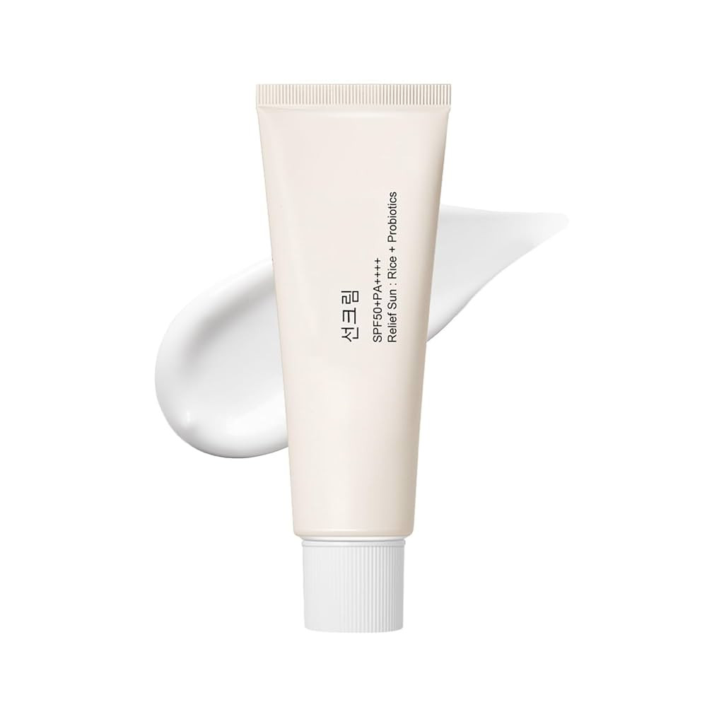 Relief Sun Rice + Probiotics SPF50+ PA++++, Facial Sunscreen, Korean Skincare, Korean Sunscreen, ... | Amazon (US)
