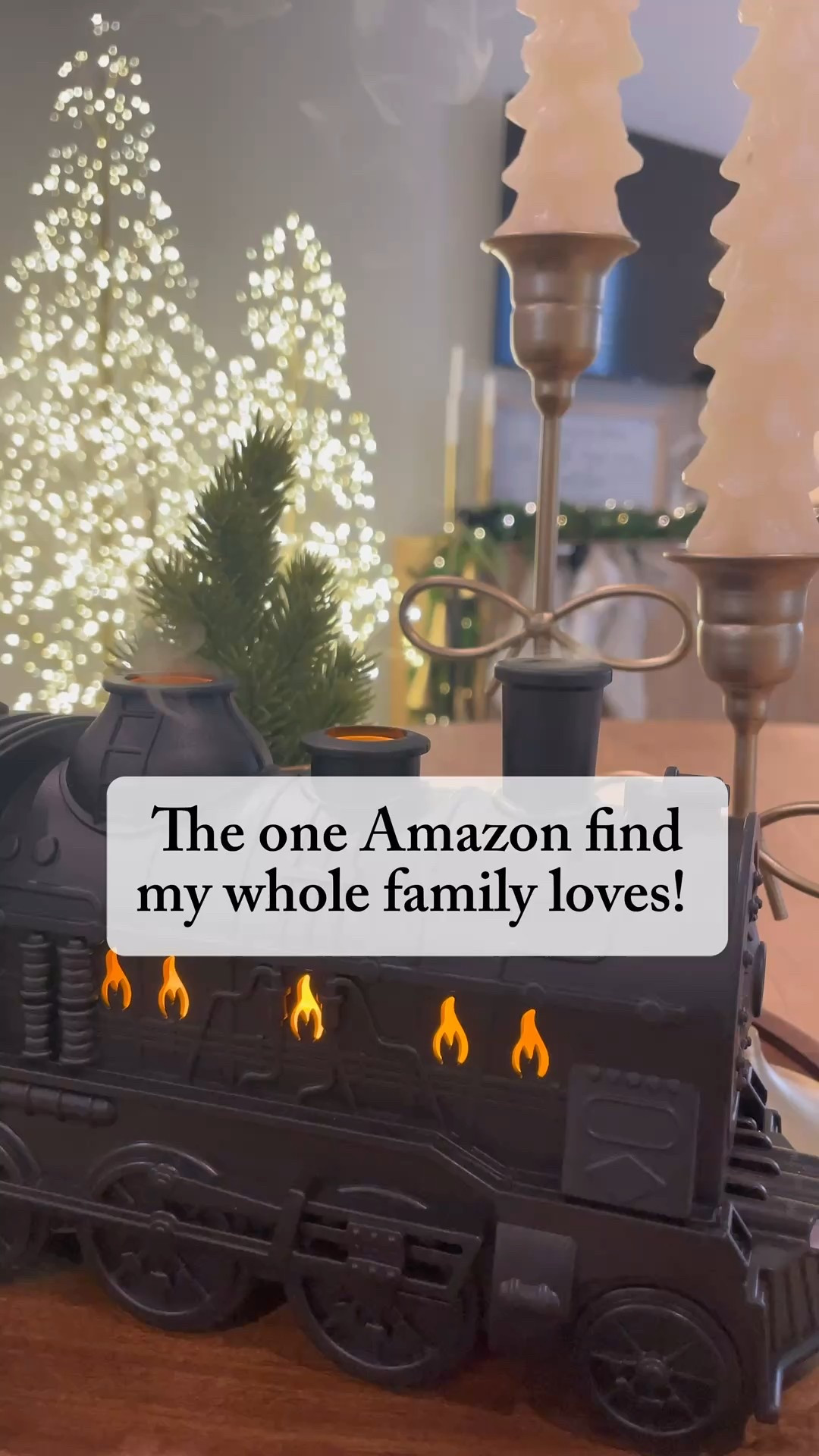 All aboard the Cozy Express 🚂✨
Because when your toddler is train-obsessed AND you’re a wellness-minded mama… this diffuser is basically a holiday miracle. 💨💛

Lights up ✔️
Smokes like a real train ✔️
Makes your home smell dreamy without burning candles ✔️
Keeps your little conductor entertained ✔️

This is your sign to swap the flame for feel-good essential oil vibes and make your home feel cozy, safe, and magical all season long. 🌿🎄

Who else has a tiny human who would lose their mind over this?! 🙋‍♀️💛

✨ cozy home ideas, toddler Christmas finds, wellness mom gifts, essential oil diffuser, holiday home decor, mindful motherhood, clean living, toddler sensory toys, winter wellness

#momlife #toddlerlife #wellnessmama #holidayhome #cozyseason #essentialoils #diffuserlove #christmasfinds #trainobsessed #momsoftiktok #momreels #toddlermomlife #cleanlivingcommunity #holidayvibes #cozyhomedecor 🎄🚂

#LTKmomlife #LTKHoliday #LTKKids