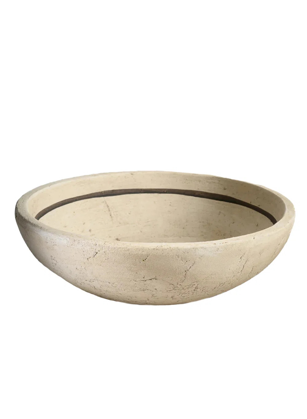 Sandstone Bowl Vase, Wide Shallow Beige Stone Vase For Succulent Gardens, Wedding Centerpieces & ... | Wayfair North America