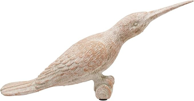 Creative Co-Op Resin Hummingbird Figurine, Terra-Cotta Finish | Amazon (US)