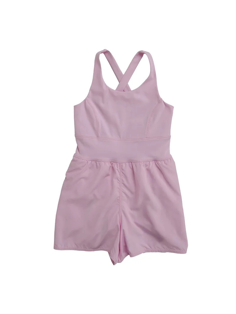 Athletic Works Girl's Strappy Romper, Sizes 4-18 | Walmart (US)