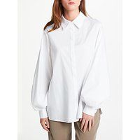 Modern Rarity Balloon Sleeve Shirt, White | John Lewis UK