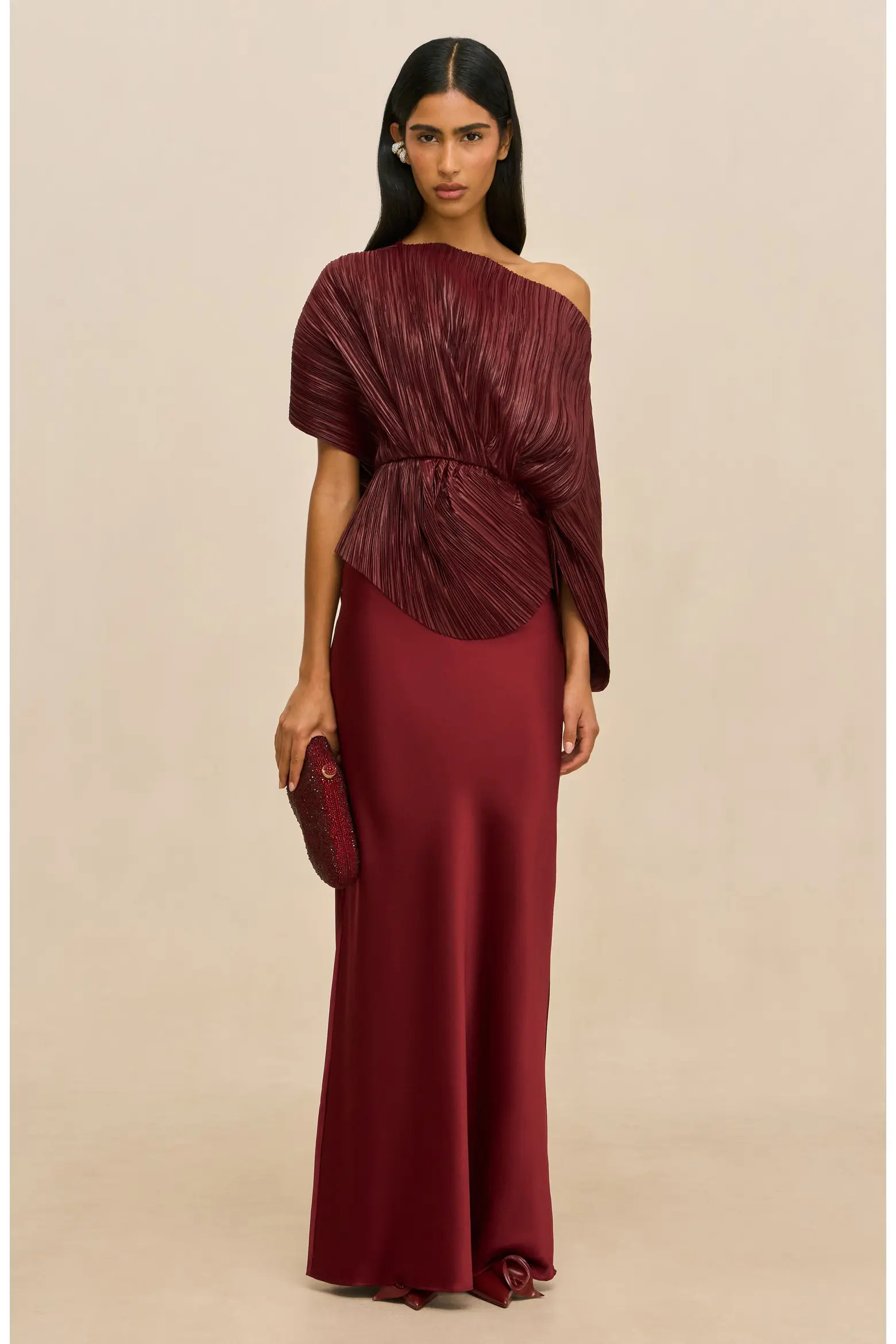 Cult Gaia One-Shoulder Pleated Top (Women) | Nordstrom | Nordstrom