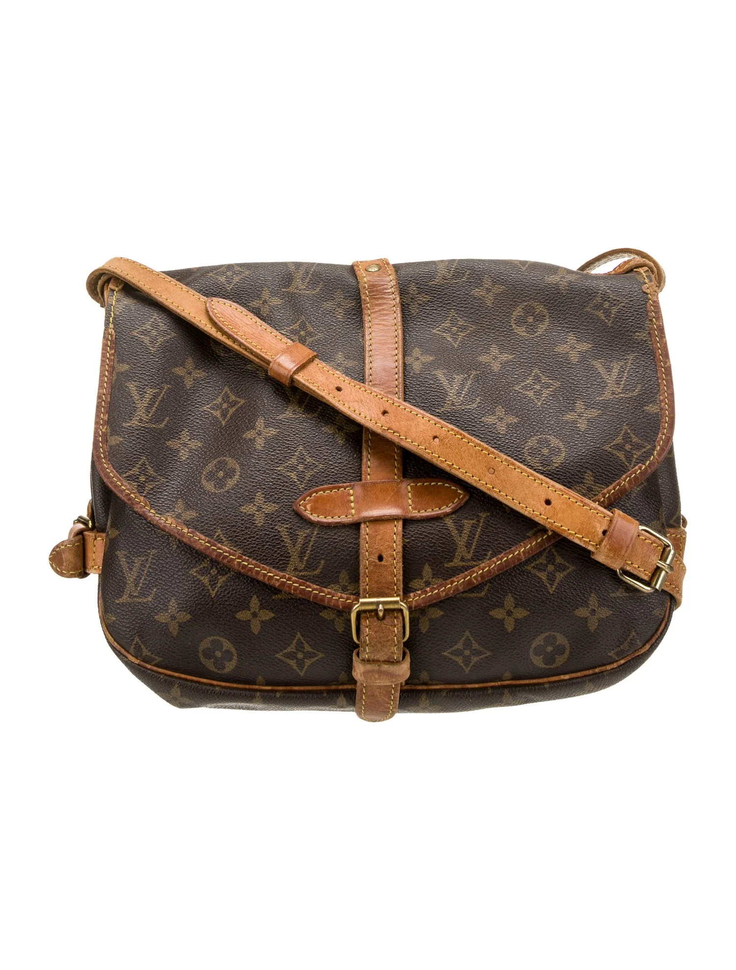 LV Monogram Saumur 30 Vintage | The RealReal