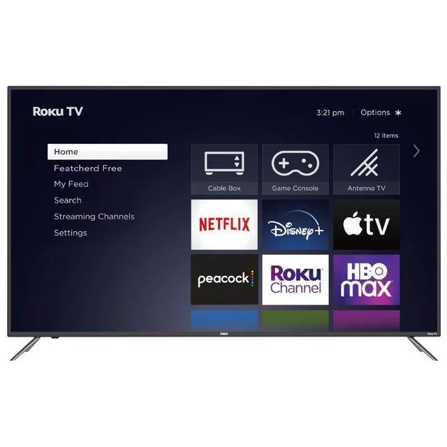 RCA 32" Class HD 720P Roku Smart LED Television, RTR3260-W, Black (New) | Walmart (US)