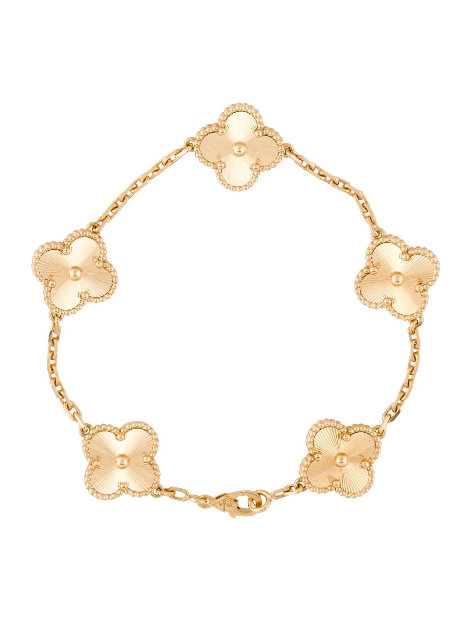 5 Motif Vintage Alhambra Bracelet | The RealReal