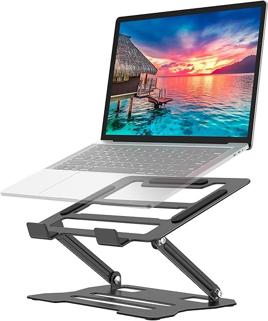 Laptop Tablet Stand, Universal Adjustable Carbon Steel Laptop Computer Stand, Ergonomic Foldable ... | Amazon (US)