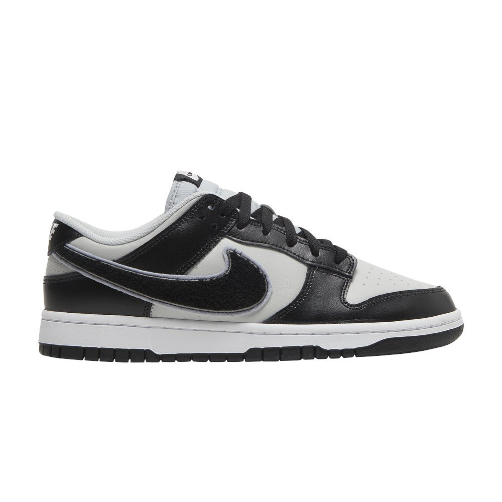 Nike Dunk Low 'Chenille Swoosh - Black Grey Fog' | Men's Size 10.5 | GOAT