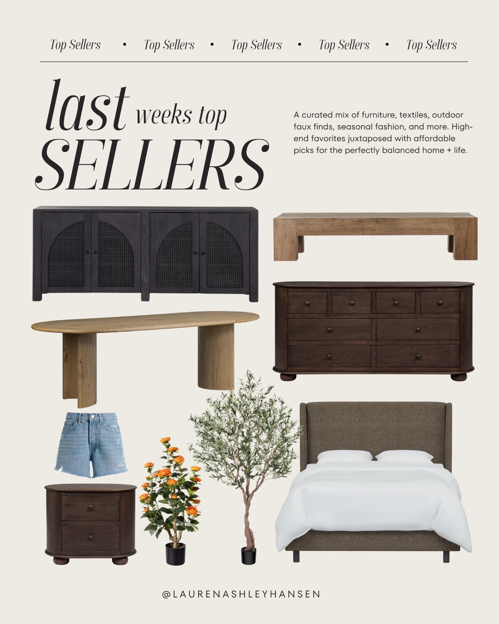 A curated mix of furniture, textiles, outdoor faux finds, seasonal fashion, and more. High-end favorites juxtaposed with affordable picks for the perfectly balanced home + life.

#LTKHome