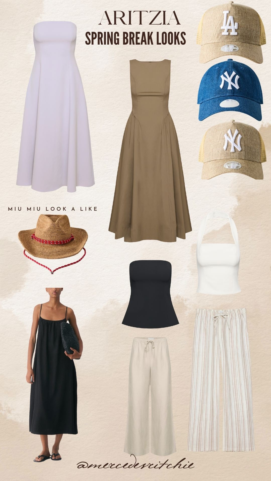 Aritzia pre spring outfits
Vacation outfits
Travel outfits
Miu miu look a like
Cowboy hat 
Linen pants
Spring dress
Maternity dress
Vacation style

#LTKMidsize #LTKootd #LTKSeasonal