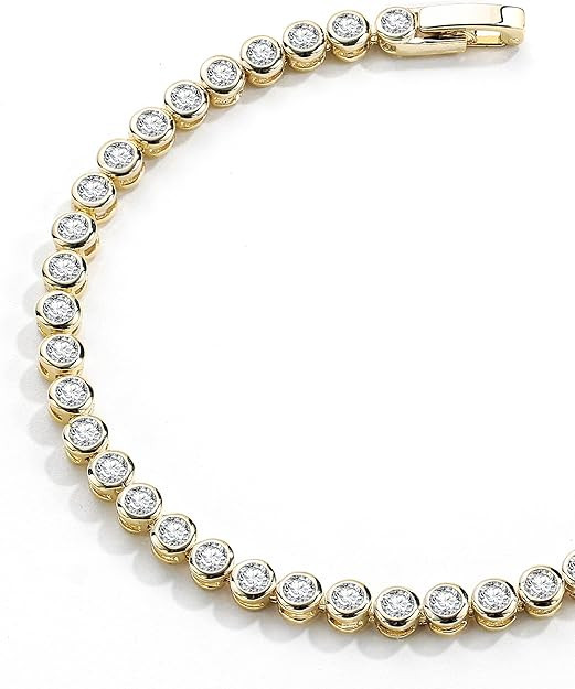 FANZE Tennis Bracelets for Women Dainty Trendy Adjustable Bracelet Jewelry Gift | Amazon (US)