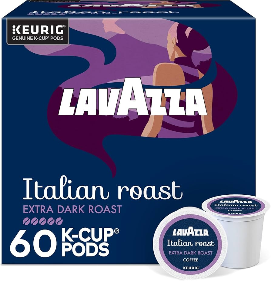 Lavazza Italian Roast, Keurig Single Serve K-Cup Pods, 60ct (6 Packs of 10) | Amazon (US)