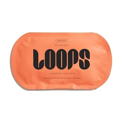LOOPS WEEKLY RESET - Rejuvenating Hydrogel Face Mask - Rejuvenate, Hydrate, Refine and Visibly Plump for Youthful Glow - Super Moisturizing and Pore Refining - Reduces Signs of Puffiness - 1 Pc | Amazon (US)
