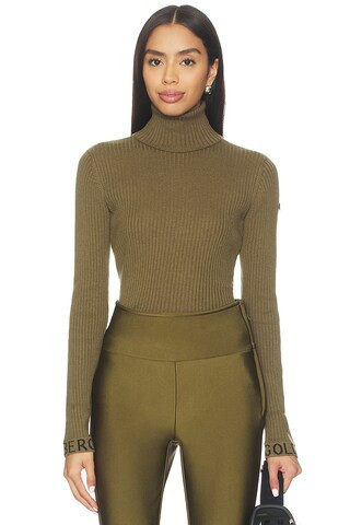 Goldbergh Mira Long Sleeve Knit Sweater in Dark Olive from Revolve.com | Revolve Clothing (Global)