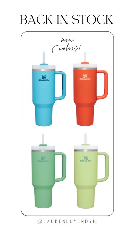 Stanley new colors & restock! In 30 and 40oz cups 

#LTKFind