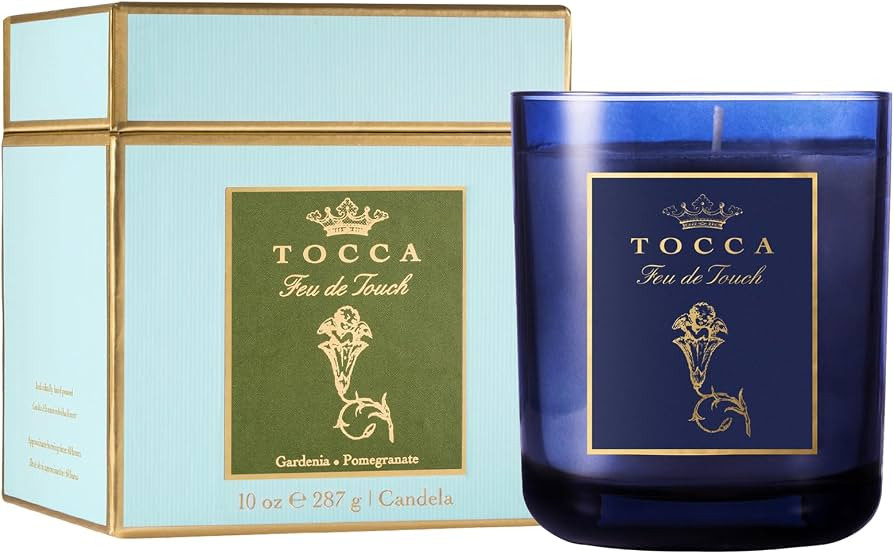 TOCCA Feu de Touch 10oz Candle - Gardenia & Pomegranate Scented | Amazon (US)