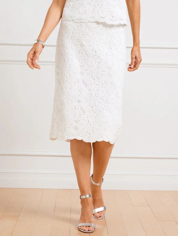 Crochet Pencil Skirt | Talbots