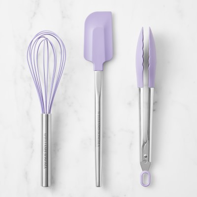 Williams Sonoma 3-Piece Stainless-Steel Silicone Utensils Set | Williams-Sonoma