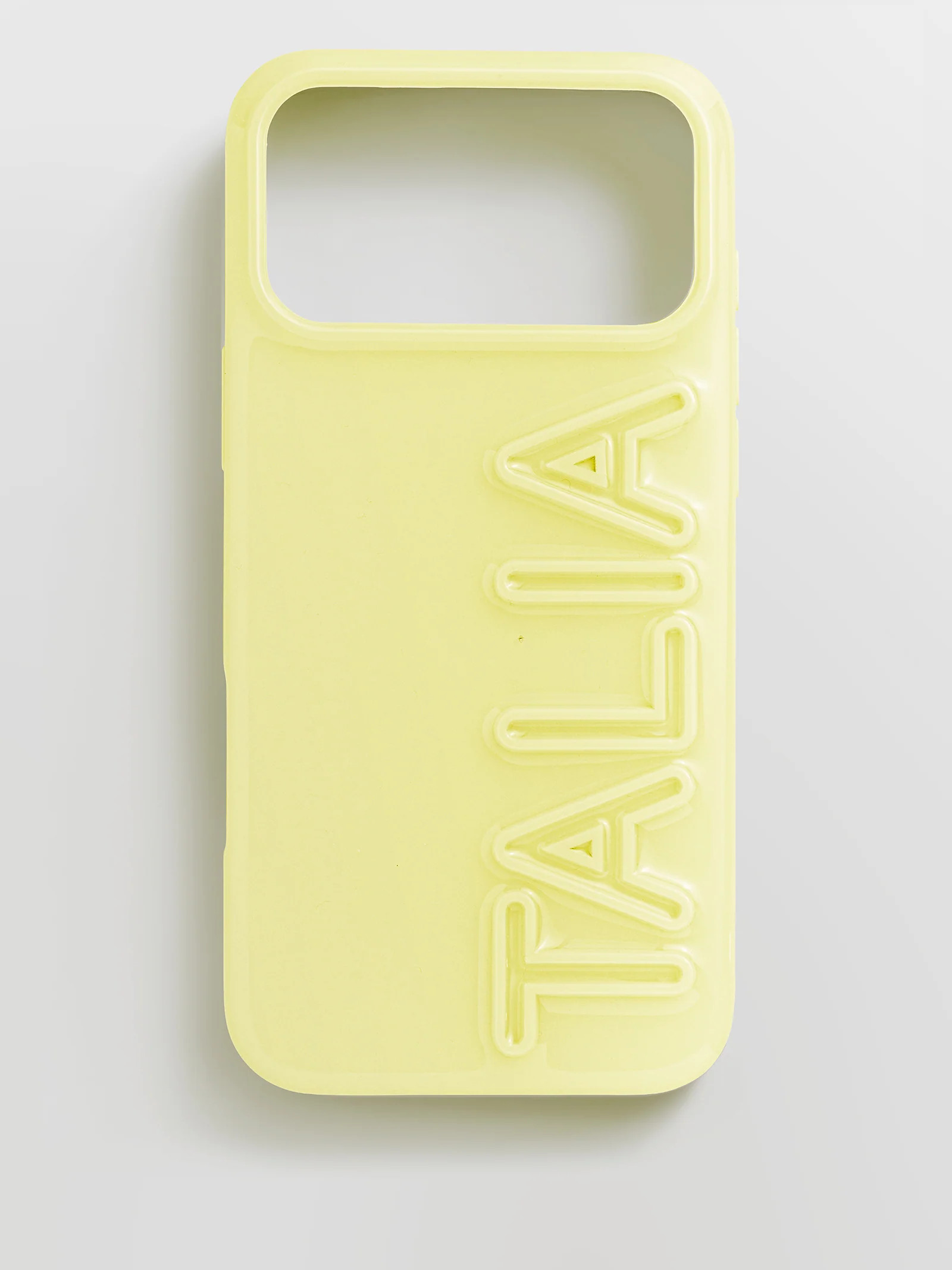 Fine Line Custom iPhone Case - Light Yellow/Light Yellow | BaubleBar