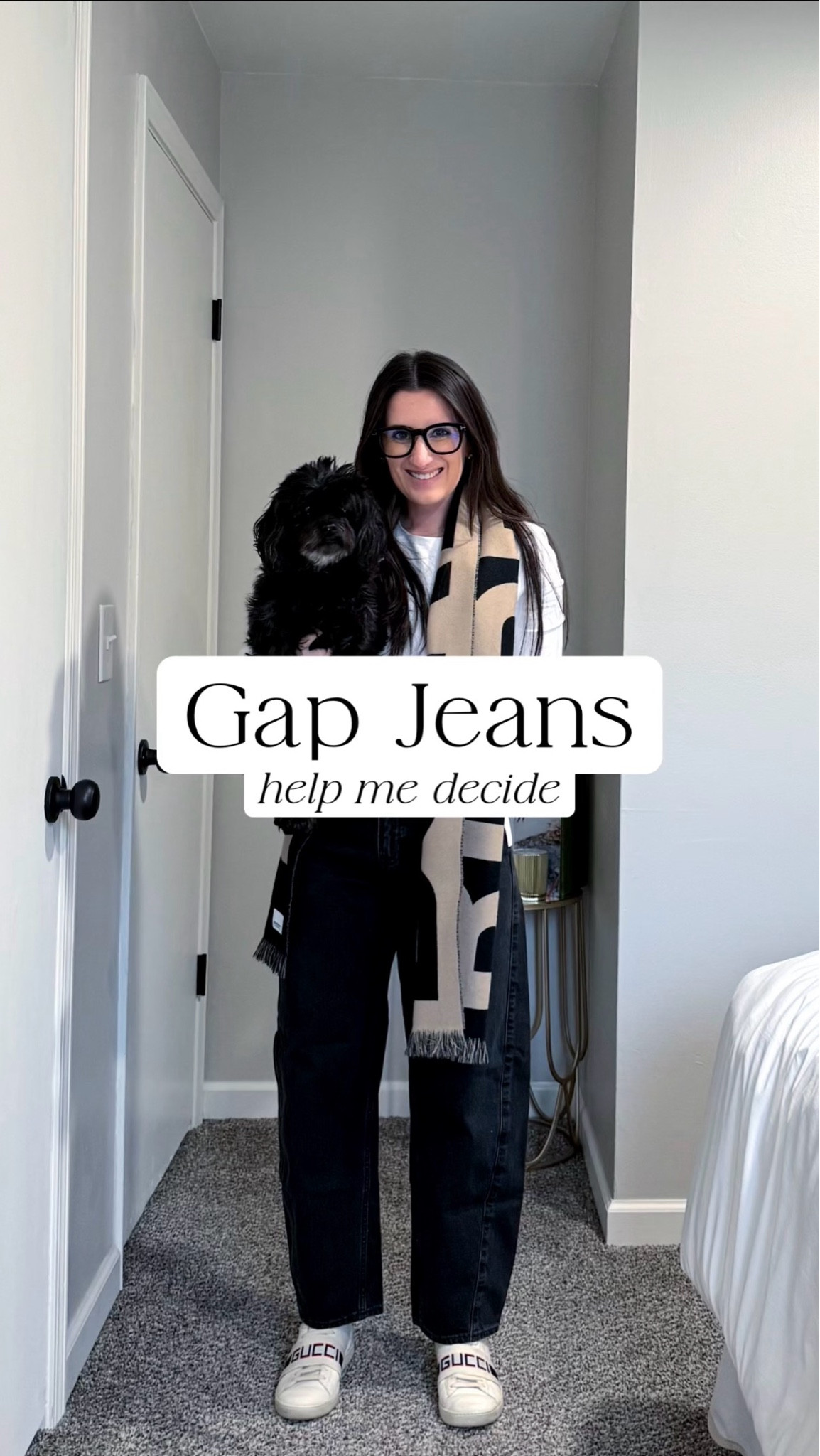 I’m back with another pair of black jeans but I need your help deciding which size! 

I am loving these black barrel jeans from Gap. What’s even better is they come in petite!! I’m 5’3 and these are the perfect length for me! I’m trying my true size 27 (second pair) and one size down (26 - first pair). These are also on sale for Cyber Week!

Which do you think I should go with, if either? 

Black Denim | Barrel Jeans | Gap Jeans | Cyber Week | Cyber Sale | Sale Alert | Black Friday | Cyber Monday 

#LTKCyberWeek #LTKSaleAlert #LTKPetite