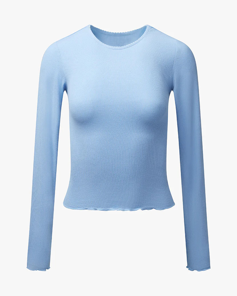 Scalloped Crewneck | We Wore What