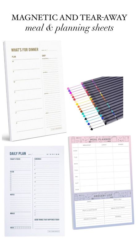 Wonderful tear-away planning sheets to make your week go a little smoother and help you stay organized! I have loved this for dinner planning. 

#LTKMostLoved #LTKhome #LTKsalealert