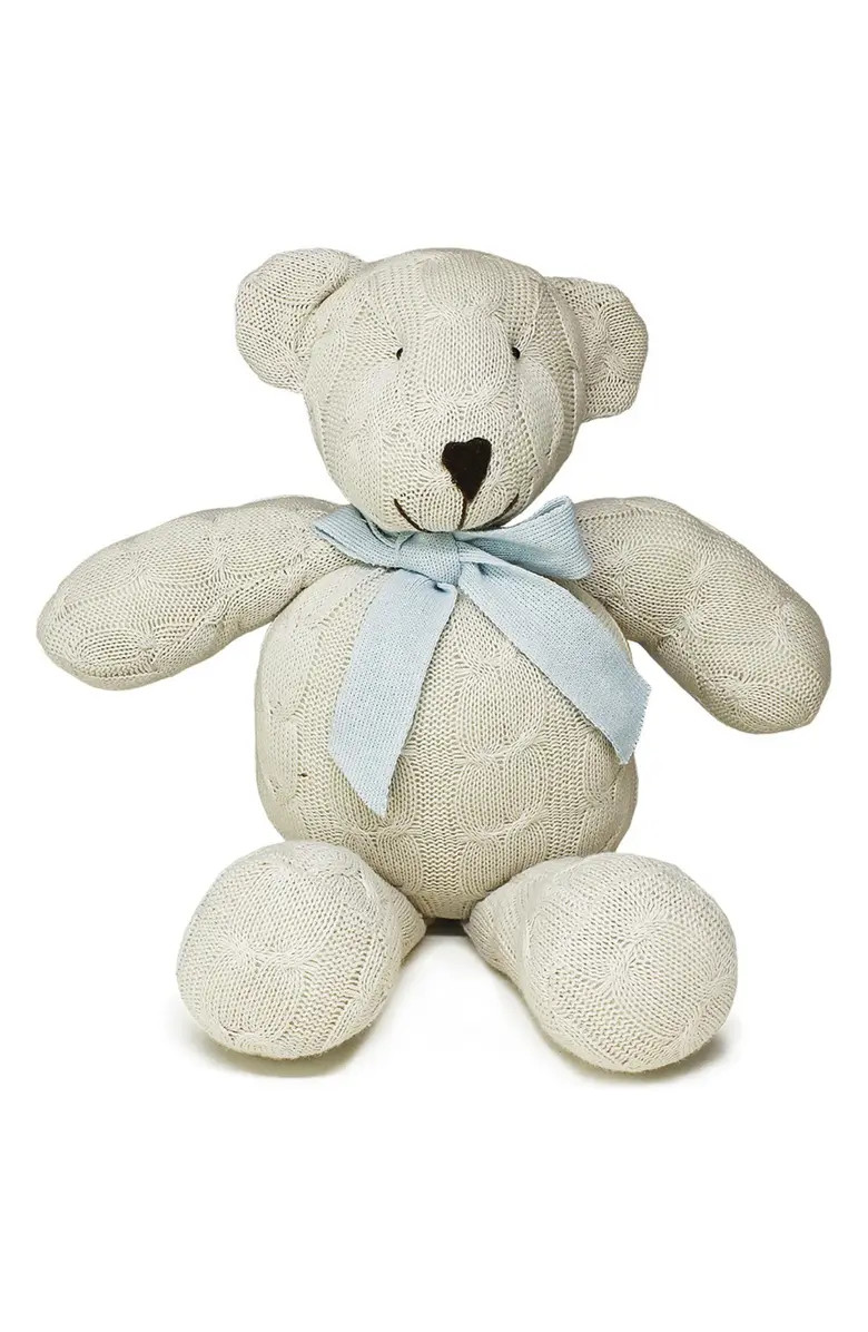 Plush Cable Knit Teddy Bear | Nordstrom