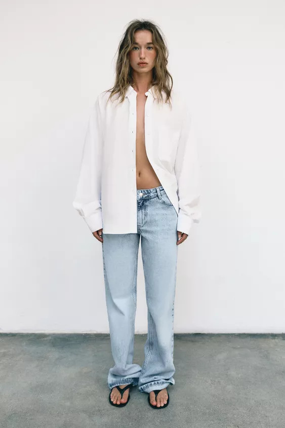 Z1975 LOW-RISE JEANS | Zara UK