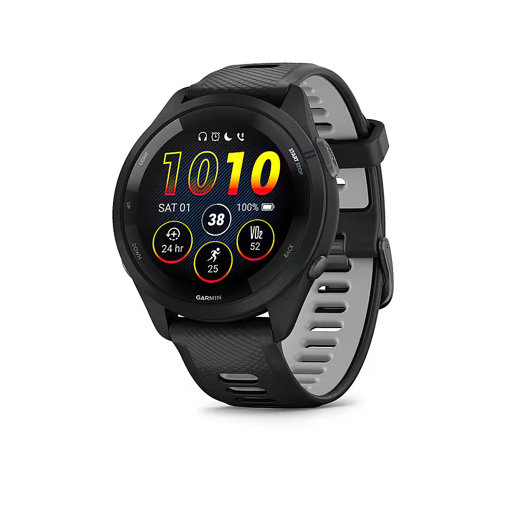 Garmin Forerunner 265 GPS Smartwatch 46 mm Fiber-Reinforced polymer Black 010-02810-00 - Best Buy | Best Buy U.S.
