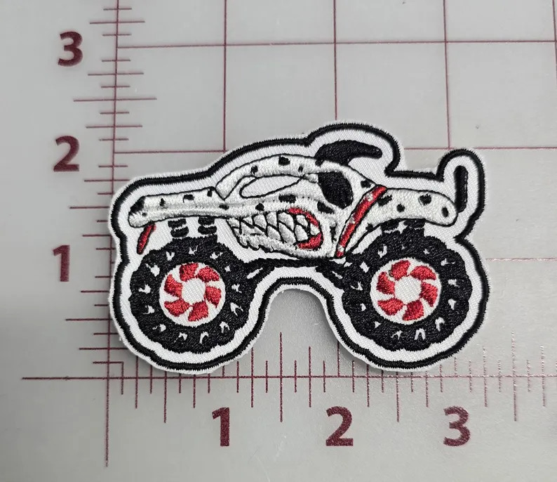 Monster Truck Embroidered Patches Iron on Sew On - Etsy | Etsy (US)