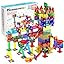 PicassoTiles 50pcs Magnetic Tiles Marble Run for Kids Race Track Toy Marble Maze Sensory Toys for... | Amazon (US)