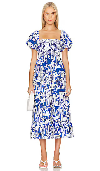 Afternoon Tea Dress in Santorini Escape | Revolve Clothing (Global)