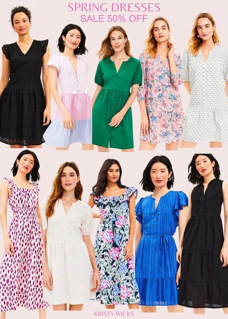 Great sale at Loft, 50% off everything 👏How cute are these spring dresses? 🥰
I’ve purchased a few of the Loft dresses and I love them all! 😍 I would suggest sizing down, these run a little large on me. 
So excited they’re having this great sale, time to pick up a few more of these beautiful dresses!🙌🤍

#LTKsalealert #LTKSeasonal #LTKunder50